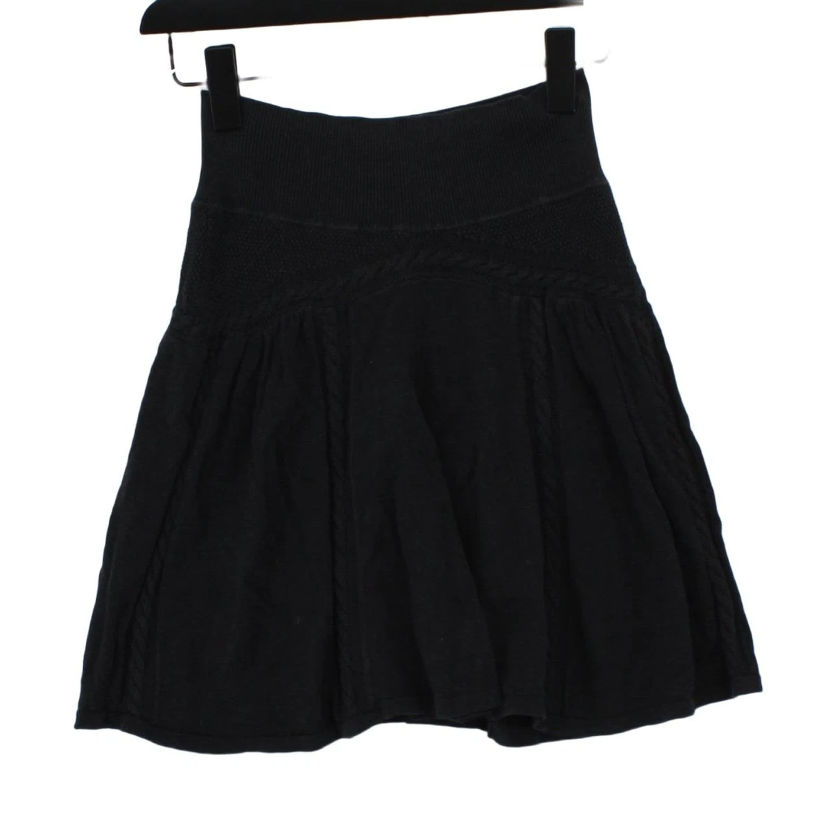 Black a line midi skirt shop uk