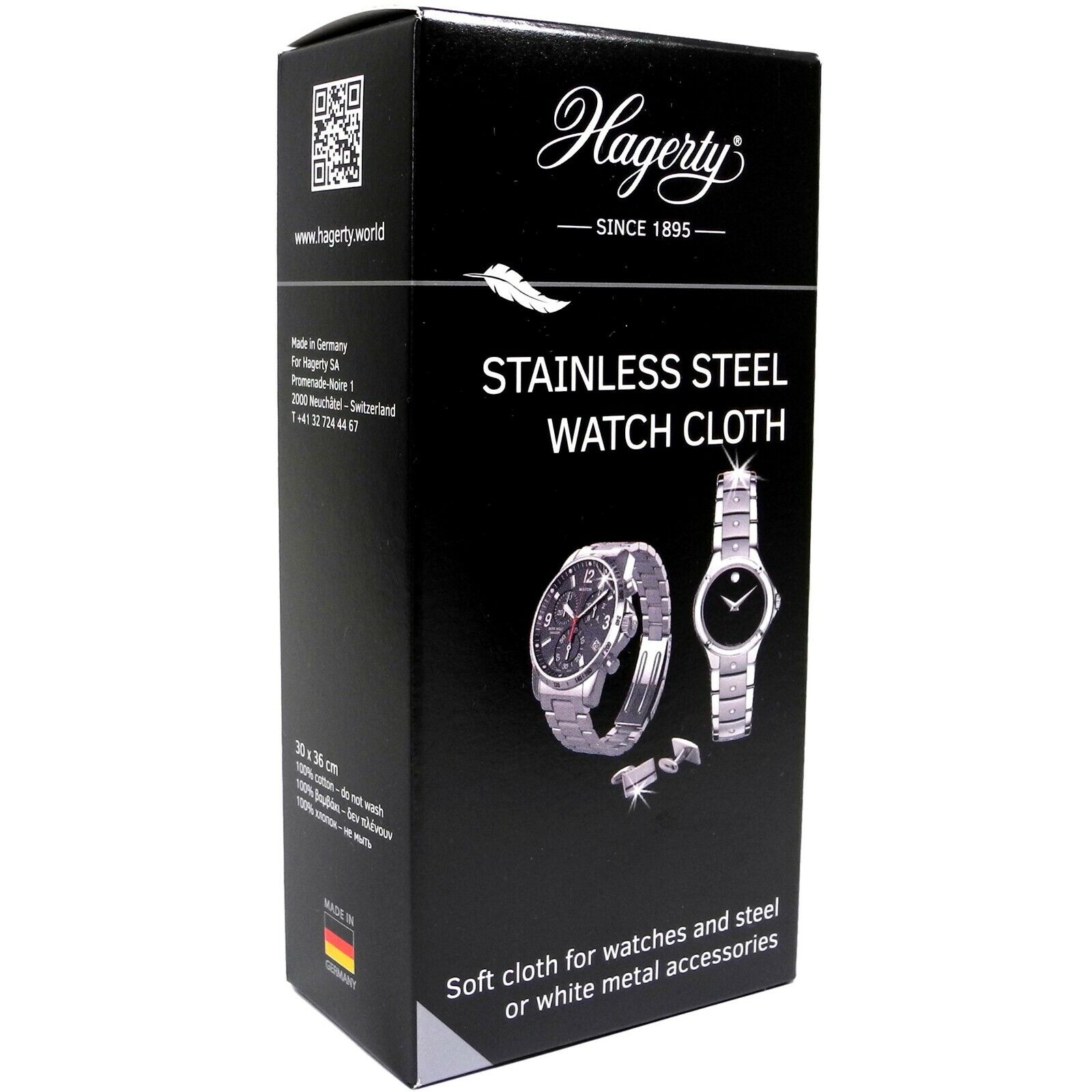 Hagerty Stainless Steel Cleaning Cloth for Watches and