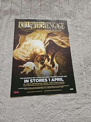 FPOT139 MAGAZINE ADVERT 11X8'' KILLSWITCH ENGAGE : DISARM THE DESCENT