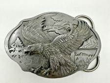 Belt Buckle Vintage Arroyo Grande Eagle Made In USA 1989