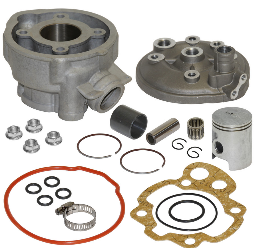 Kit cylindre piston alu AM6 pour Beta RR et Rieju 50cc