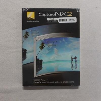Nikon Capture NX 2 Sealed Software CD Trial Version  Windows & Mac