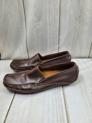 Clarks Mens Loafers Brown Leather Slip-On Shoes Size 13M CLARKS COLLECTION Men main image 2
