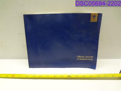 New w Marks Official Journal of Notarial Acts Book Blue 978-1-59767-222-1