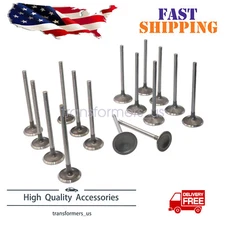 16PCS Intake Exhaust Valves Fit For 2007-2017 Chevrolet Buick Saturn 2.0 2.4L
