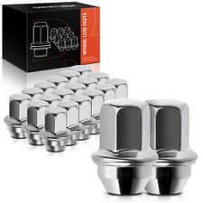 20x M12-1.5 Zinc Flattop Wheel Lug Nut For Chevy Impala Equinox Cadillac Buick