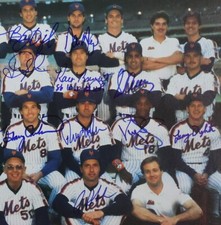 盖瑞* 卡特纽约大都会队棒球MLB 原始亲笔签名照片| eBay