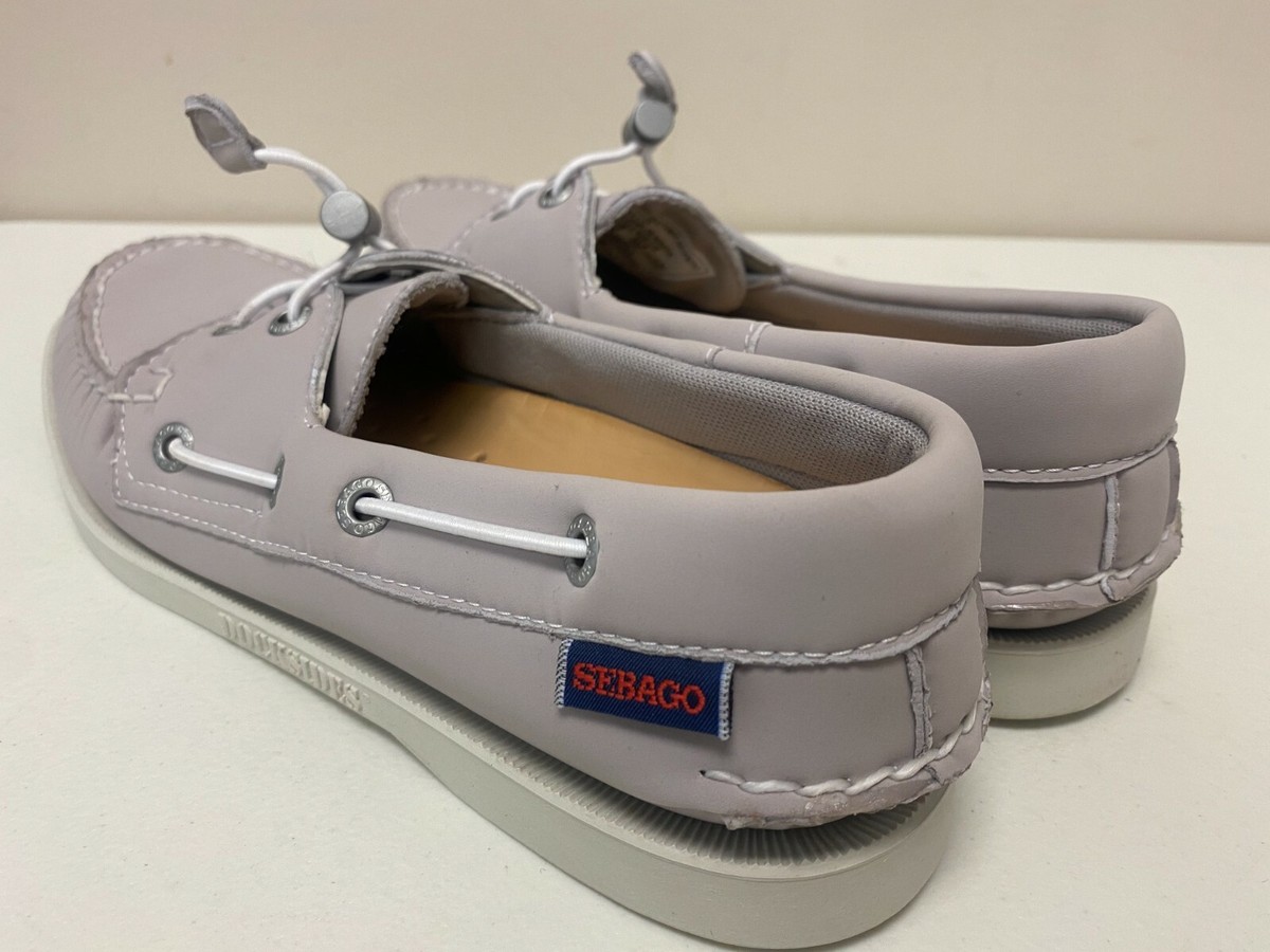 Womens Sebago Docksides Grey Neoprene B500163 Medium Width