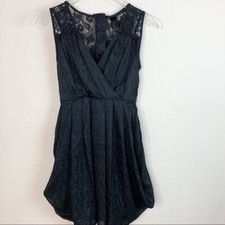 H & M Black Lace Dress Size 2