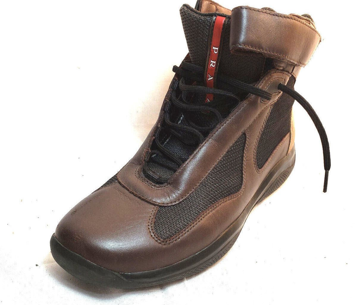 PRADA Men Americas cup Hightops 8.5/UK7 