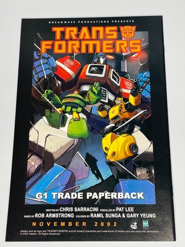 Transformers #6 DW Comics 2002 Buy It Now - Picture 2 of 2