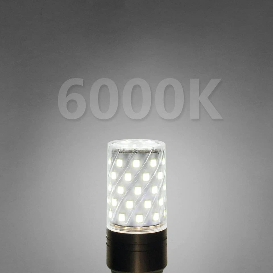 16W E12 LED Corn Bulb Light 6000K Candelabra Ceiling Fan Lamp Daylight White USA - Image 4 of 4