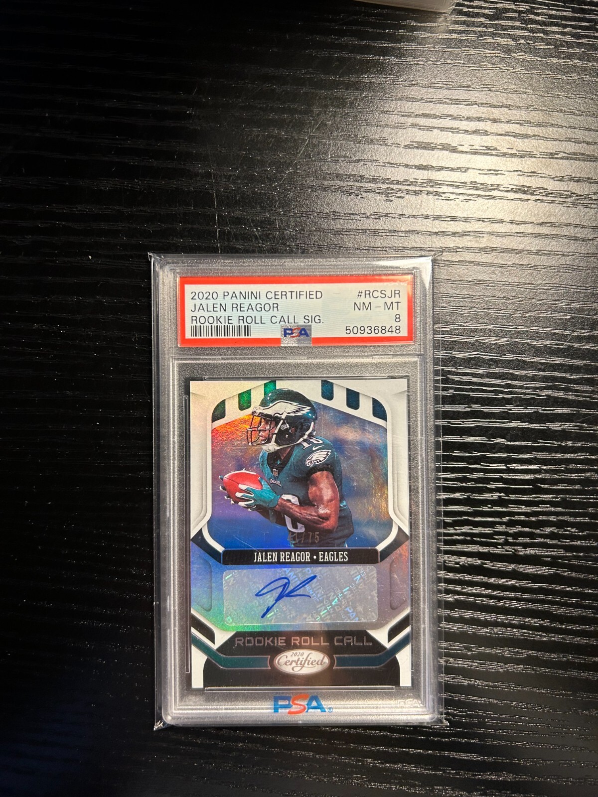 Jalen Reagor Panini Certified Rookie Roll Call Signatures #RCSJR Base