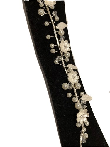 Banda para el cabello para novias diadema de novia vid tiara accesorios para el cabello de boda - Imagen 3 de 8