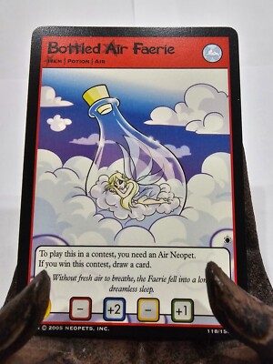 Bottled Air Faerie 118/150 Darkest Faerie Neopets NM 2005