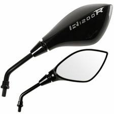 SPECCHI SPECCHIETTI MANUBRIO LIMITS LOGO ARGENTO BMW R1200R R 1200 R NAKED