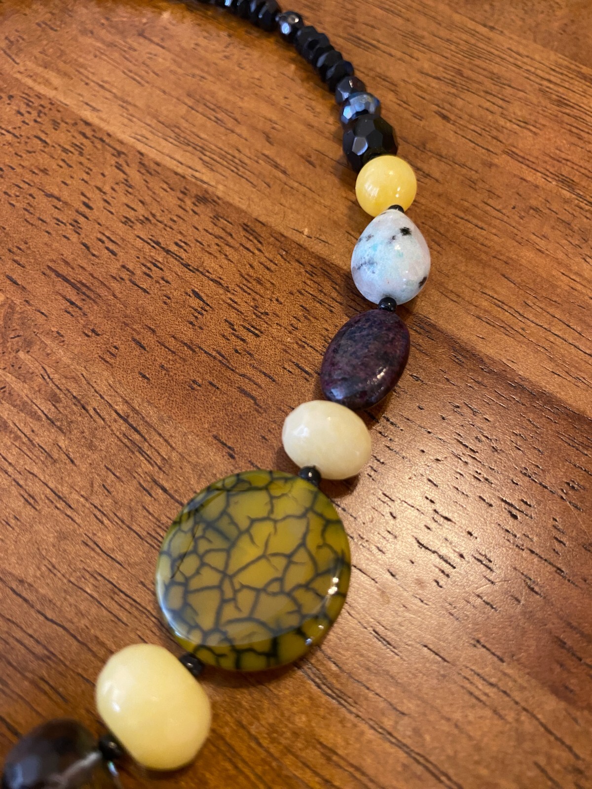 Colorful Multi-Gemstone Statement Necklace Sterli… - image 9