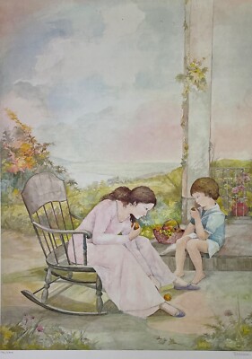 FABIANI, Susana-'ROCKING CHAIR'-Vintage/New-LIMITED EDITION PRINT-S/N-(145/500)
