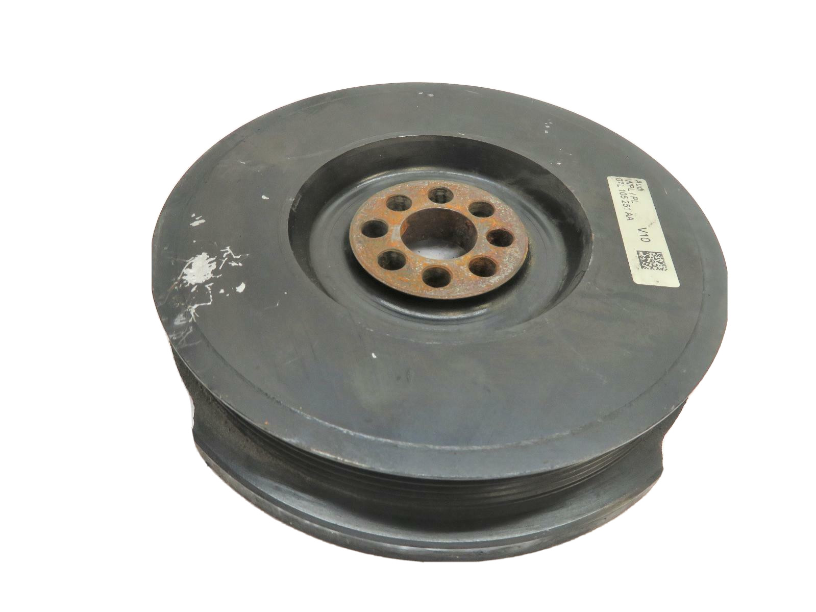 2016 LAMBORGHINI HURACAN LP580 VIBRATION DAMPER PULLEY OEM 07L105251AA 