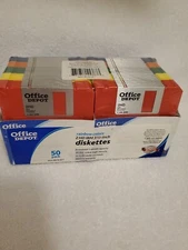 Imation 3.5" HD IBM Formatted Rainbow Color Diskettes NEW Factory Sealed 50 Pack