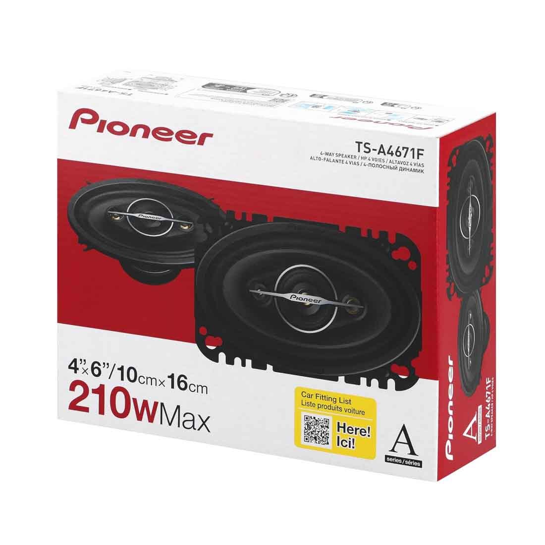 Pioneer TS-A4671F Diffusori Auto 4x6" 4 Vie - 210W Max, 30W Sine, Con Griglia - Foto 11