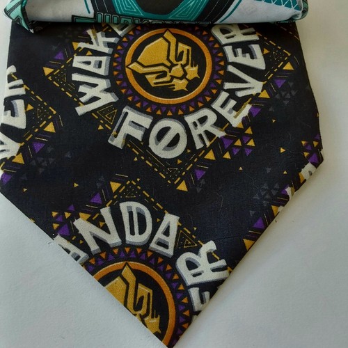 Marvel Avengers -Wakanda Forever 2 PK Dog Bandana 17.5" X 17.5" NEW - Picture 10 of 11