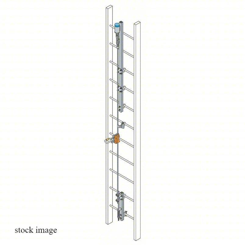 Línea de vida vertical temporal Honeywell Miller en muy buen estado/40 pies de largo