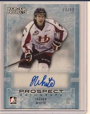 JAEGER WHITE 2014-15 ITG HEROES & PROSPECTS AUTO /80