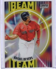 2022 Stadium Club Chrome Beam Team #BT-18 Rafael Devers Boston Red Sox Refractor