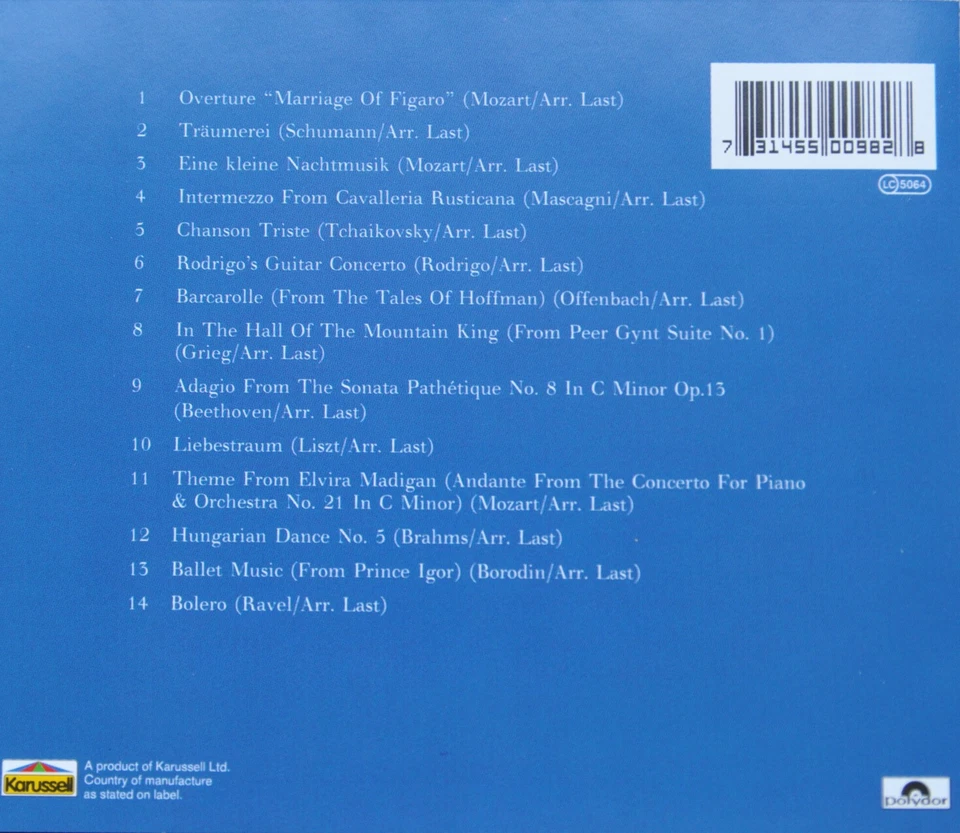 ⚠️CD James Last – "Classic Touch"  NEU - Bild 2 von 2