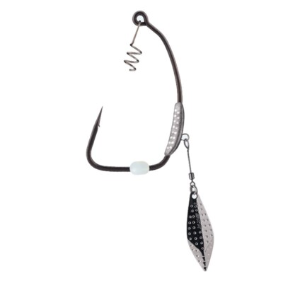 BKK Titan Diver Worm Hook - Offset Wide Gap weedless Haken Spinnerblatt Hecht