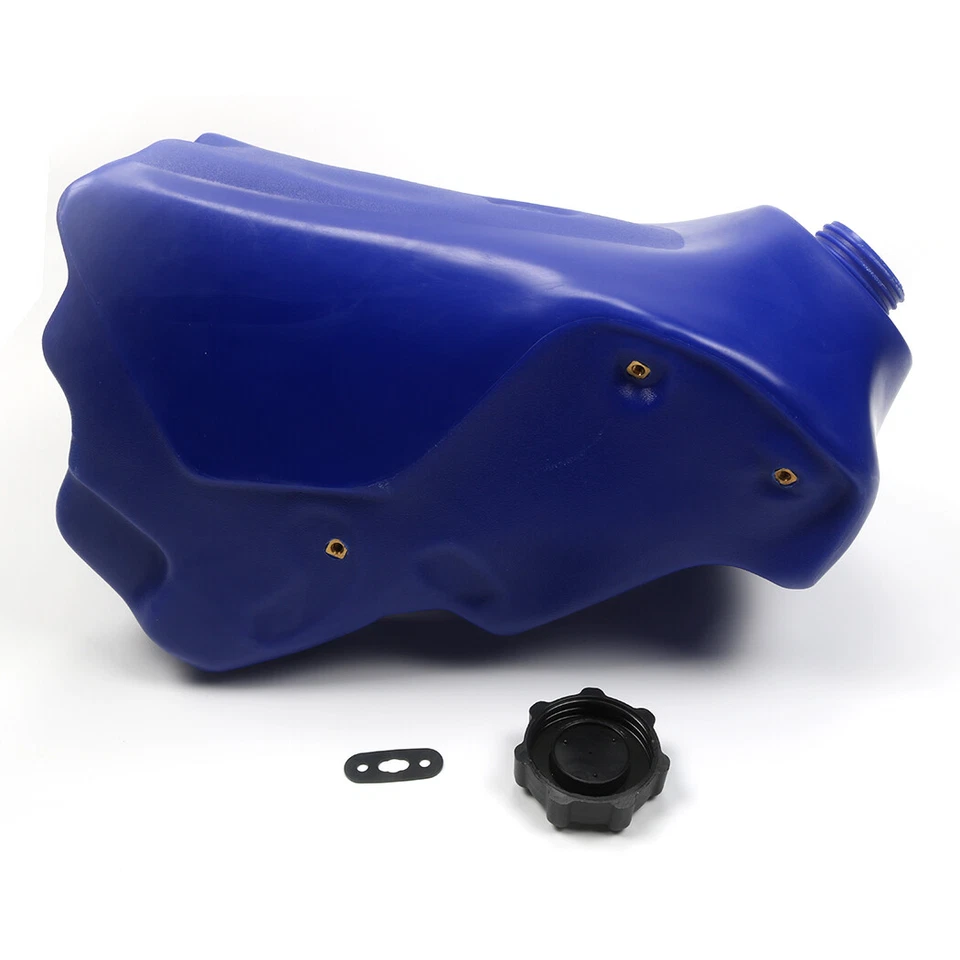 Plastic Gas Fuel Tank 3.6 Gal For Yamaha YZ 125 250 1996-2001 Blue - Image 3 of 4