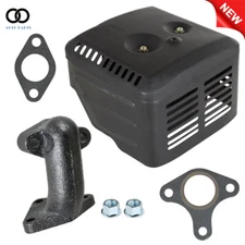 New Muffler Exhaust For Honda GX340 GX390 11HP & 13HP W/ Manifold & Nuts