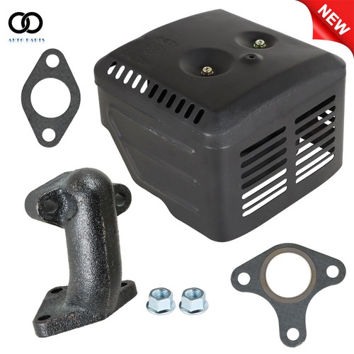 New Muffler Exhaust For Honda GX340 GX390 11HP & 13HP W/ Manifold & Nuts eBay