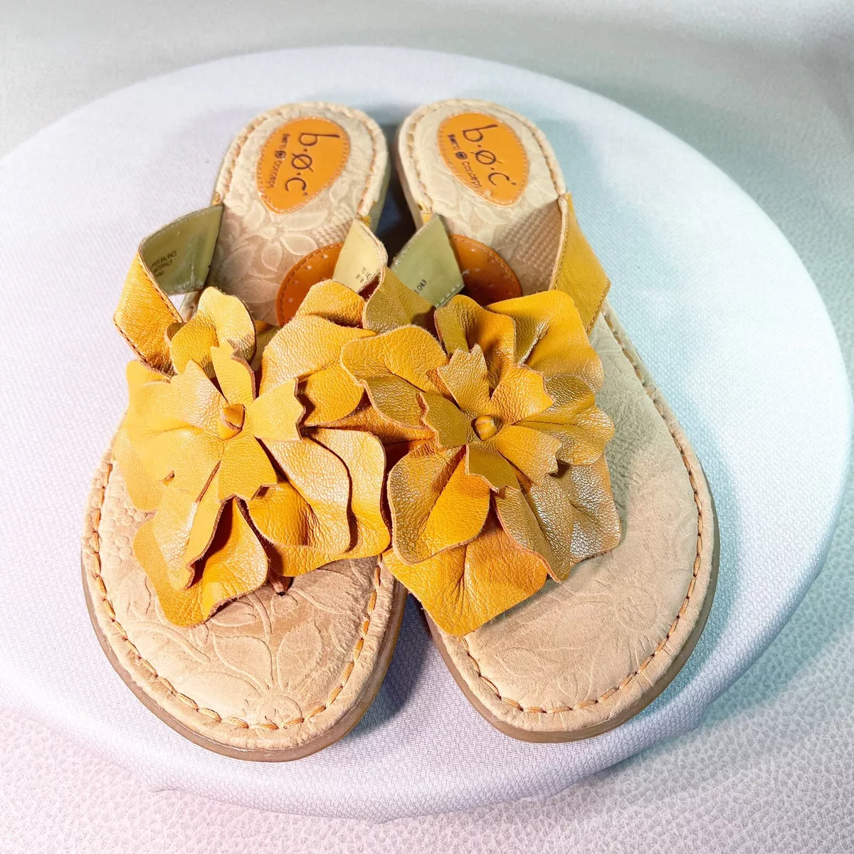 Boc flower flip flops sale