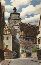 CPA AK Rothenburg- Weisser Turm GERMANY (1075548)