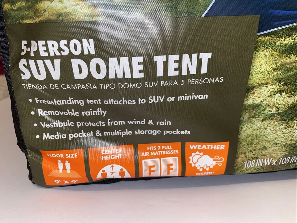 Ozark Trail, tienda domo SUV para 5 personas, 9' x 9' x 84", 23,7 lb - totalmente nueva Foto 3 de 3