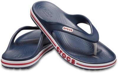 Crocs Unisex Bayaband Flip Sandals Navy/Pepper US Men's 13 Women's