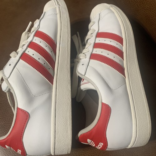 adidas mens Size 11 White Red APC 011001 sneaker shoes | eBay