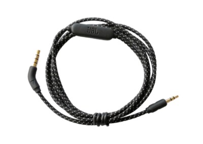 Black JBL Audio Cable Mic 3.5MM-2.5MM for LIVE 500BT 400BT 650BTNC