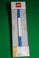 Lego Gel Pen BLUE Medium Point with BLUE Ink By Santoki New and Sealed