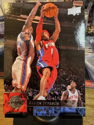 2009-10 Upper Deck #47 Allen Iverson Detroit Pistons    