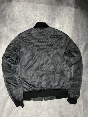 Armani Jeans Bomberjacke - Y2K - M - BackBackprint - Vintage