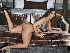 Violet Myers Signed 8x10 Photo Adult Star Autograph Beckett Witness COA