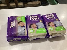 SleepOvers by Cuties S/M Youth Nighttime Underwear 15 Ct x 3 Packs 45 Total