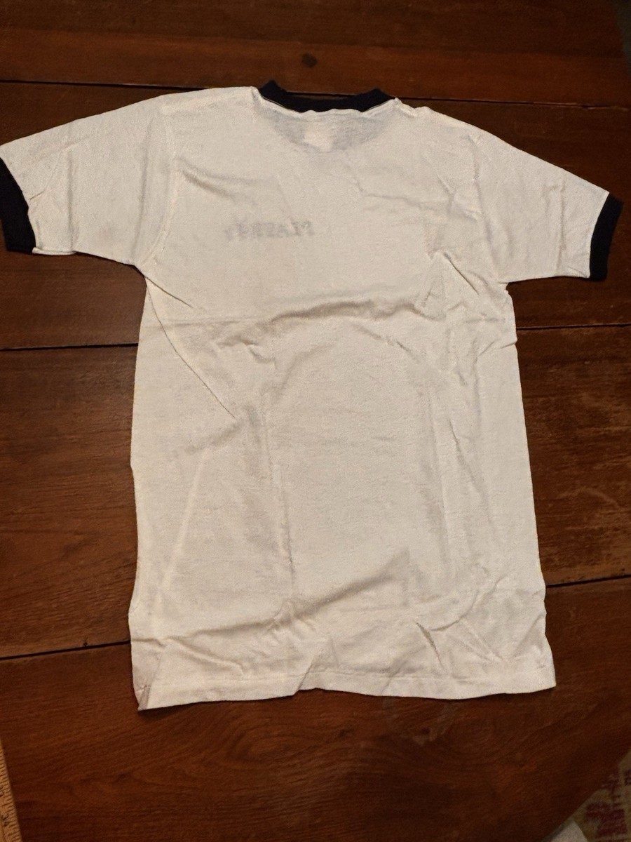 Vintage 1980s Playboy Ringer Shirt Size Large Made In USA Artex