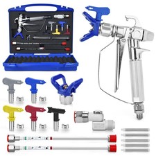 16 PCS Airless Paint Sprayer Gun Kit, 3600 PSI High Multicolore