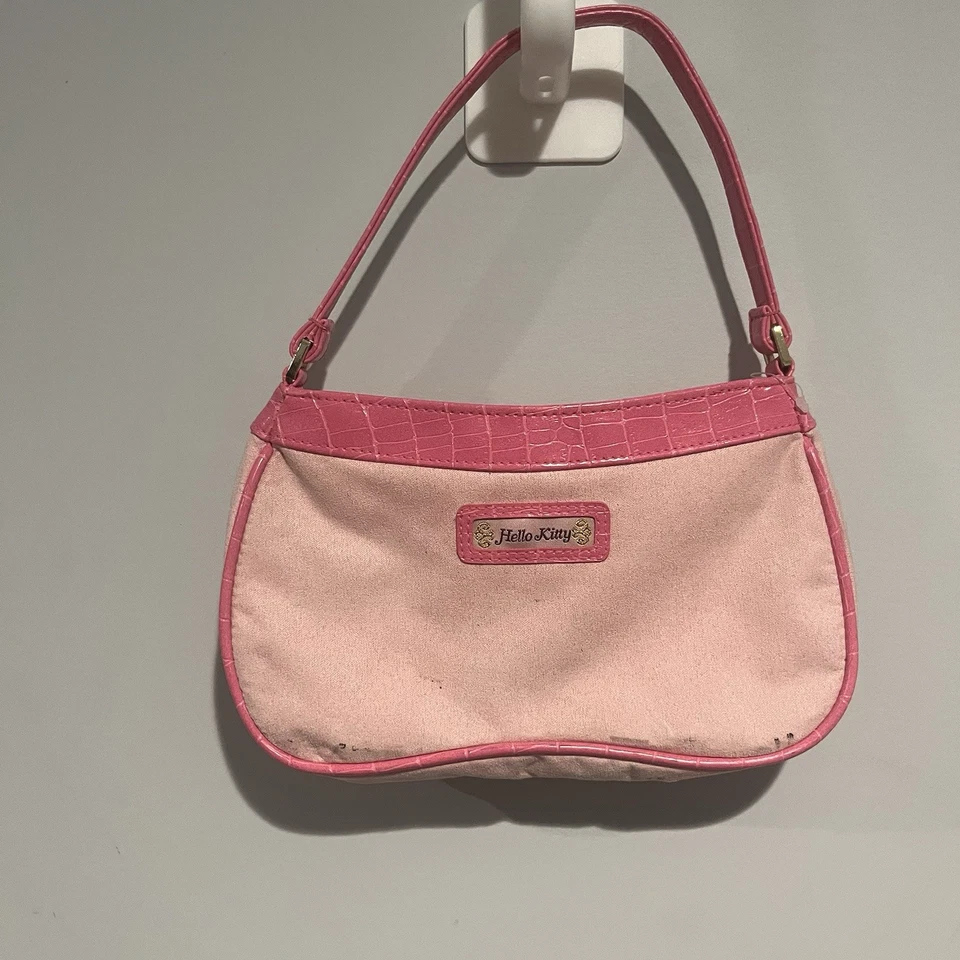 Y2K 2005 Hello Kitty Wristlet Mini Purse Pink Shoulder Bag Sanrio - Image 2 of 4