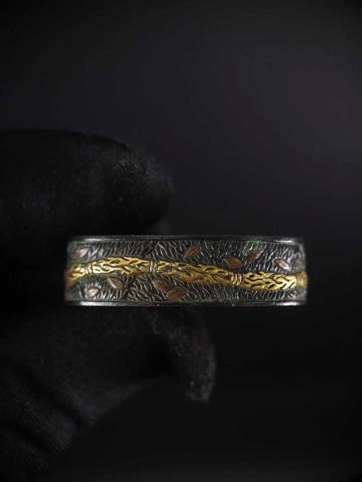 Corda mágica tipo japonês fúchi único para período Wakzashi Edo antigo F154 - Imagem 3 de 4