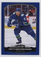 2022-23 O-Pee-Chee Blue Border Matthew Highmore #440 n1u